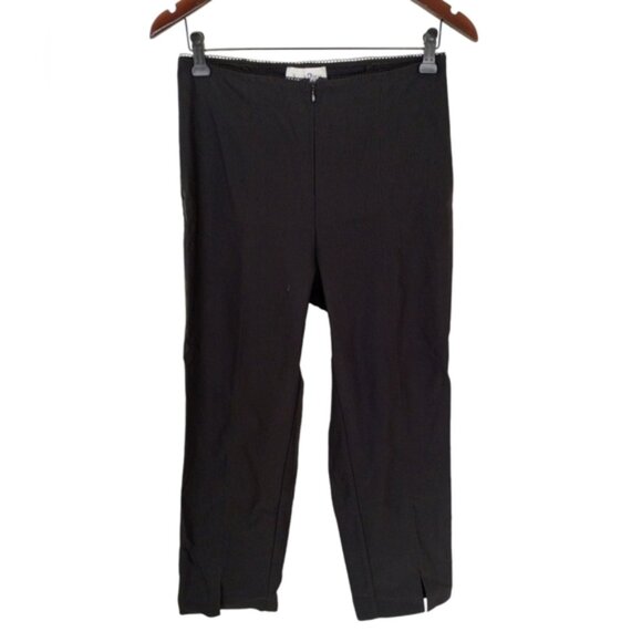 Joseph Ribkoff Casual Mid Rise Straight Leg Pants Black Size 8 - Picture 1 of 14